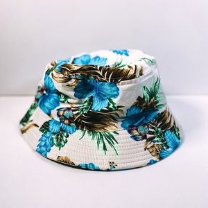 Tropical Print Bucket Hat